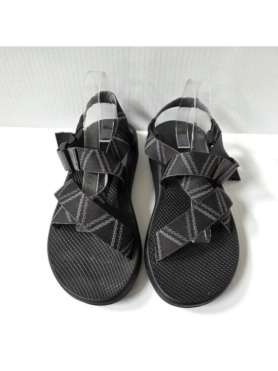 Chaco Shoes Mens 12 Mega Z Classic Black Stripe Adjustable Hiking Sandals main image 4